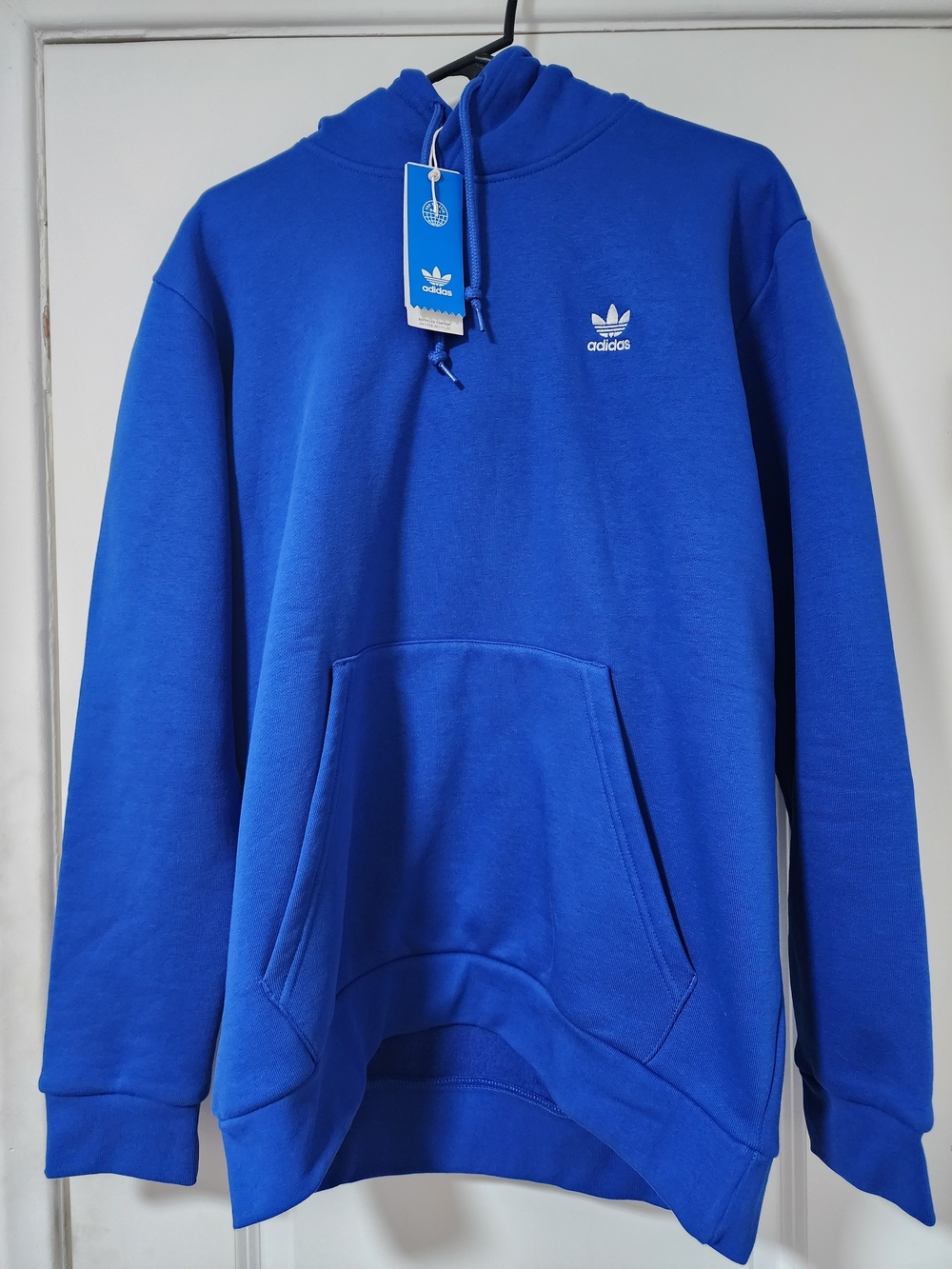 Adidas Originals Blue Trefoil Pullover Hoodie